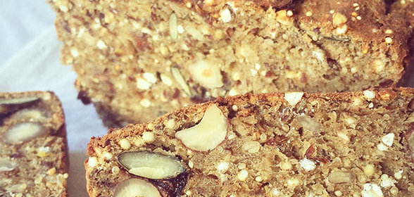 Диетический хлеб с сухофруктами и семечками