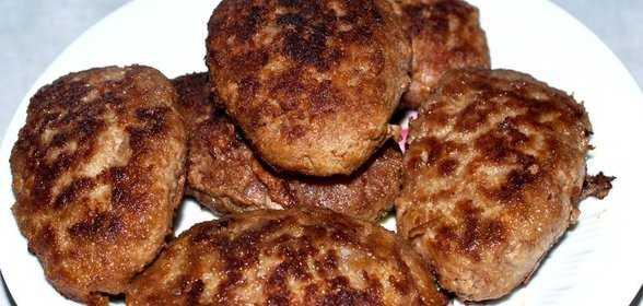 Домашние котлеты из говядины