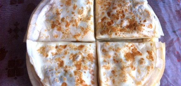 Блины с куриной грудкой