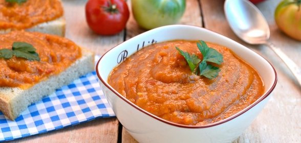 Овощная икра с зелеными помидорами в мультиварке