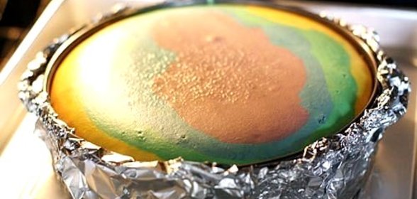 Радужный чизкейк