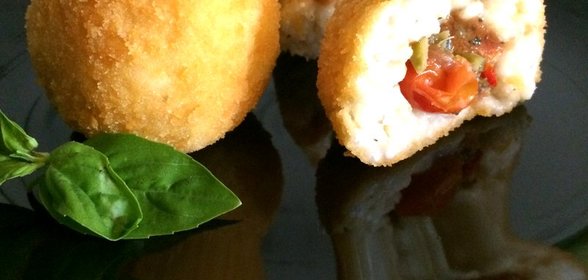 Аранчини (Alla puttanesca)