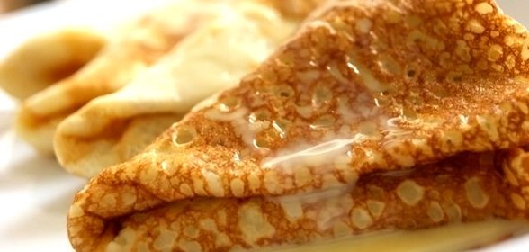 Блины с дырочками на кефире