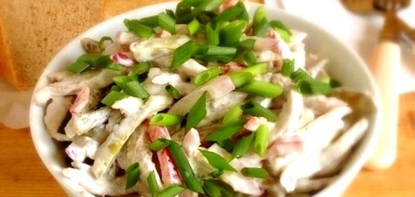 Салат по-строгановски