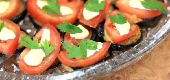 Стейки из баклажанов