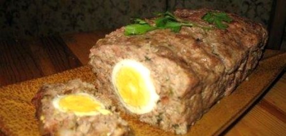 Рулет из мясного фарша