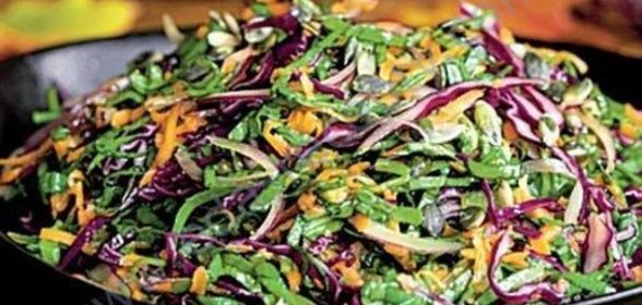 Салат из красной капусты Зимний