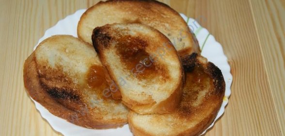 Сладкие гренки