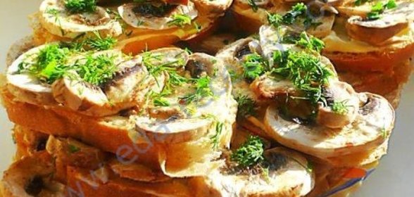 Бутерброды Грибная сказка