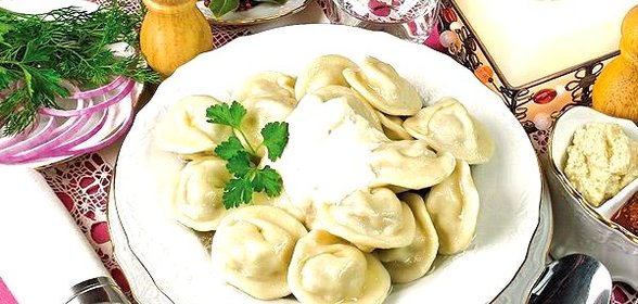 Пельмени со свежими грибами