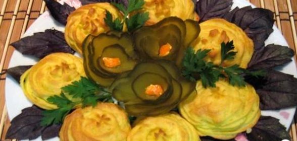 Картофельные цветочки