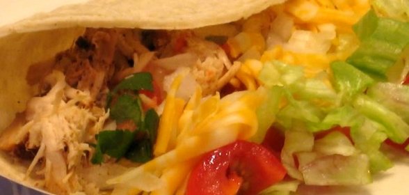 Лепешки с курицей