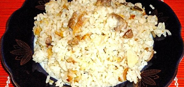 Рисовое рагу с мясом и капустой