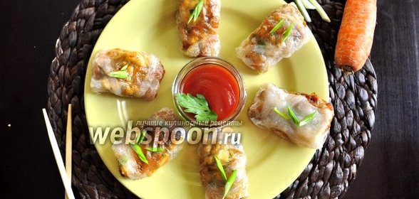 Вьетнамские блинчики с курицей