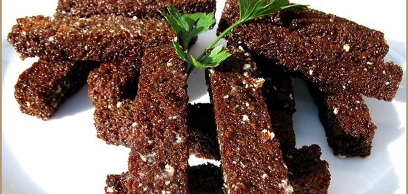 Гренки в микроволновке