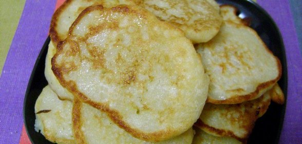 Оладьи с манной крупой