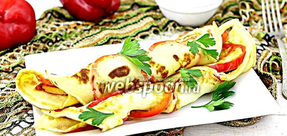 Блины с болгарским перцем
