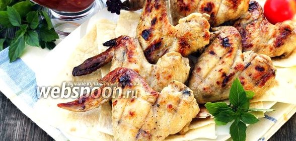 Шашлык из курицы в кефире