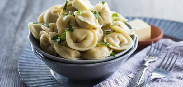 Пельмени с курицей