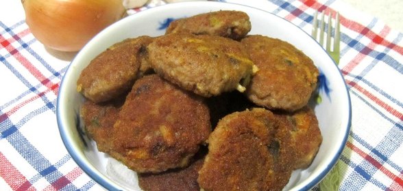 Котлеты с шампиньонами