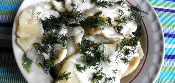 Вареники с картошкой и укропом