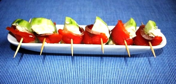 Закуска Новогоднее каноэ