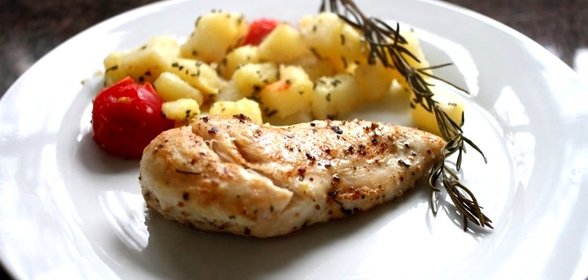 Жаркое из курицы с картошкой