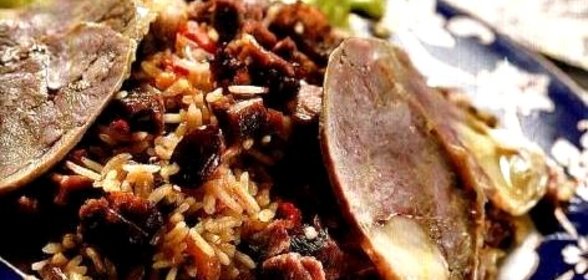Плов с бараниной и сухофруктами