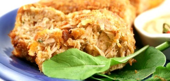 Рулеты из картофеля с тунцом и майонезом