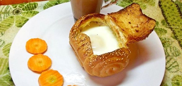 Сундучки с яйцами на завтрак