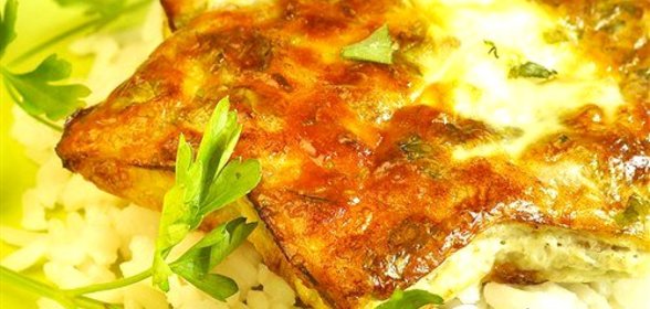 Телятина в омлете