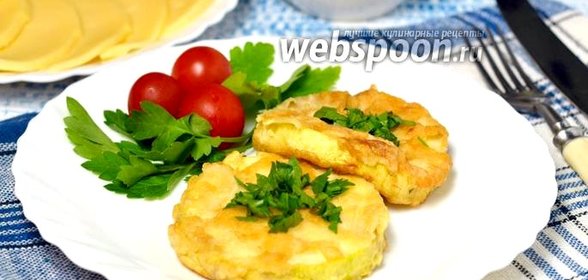 Омлет в кольце из кабачка