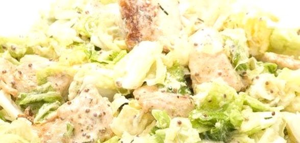 Салат из пекинской капусты с сухариками