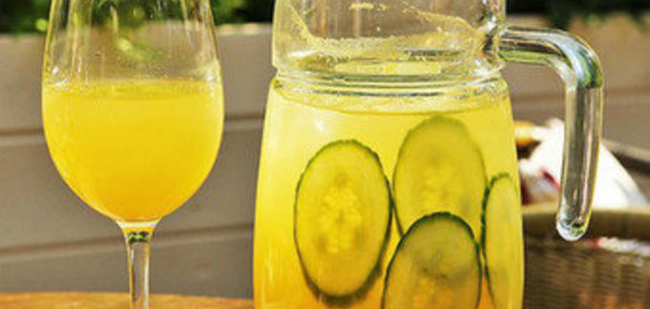 Огуречно-апельсиновый лимонад