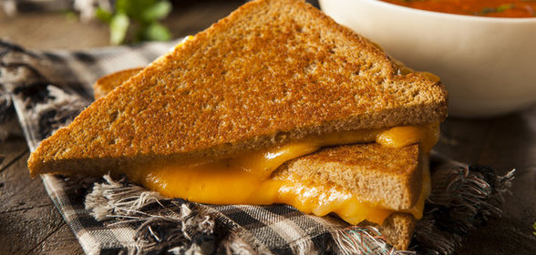 Гренки с сыром