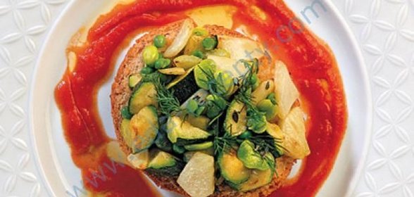 Салат панзанелла фасоль и сельдерей помидоры