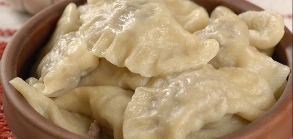 Пельмени из утки с грибами