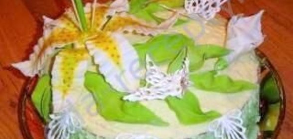 Торт Дамский каприз с маком и орехами