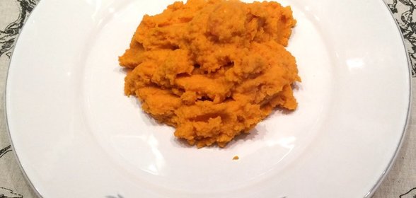 Морковное пюре с тахини