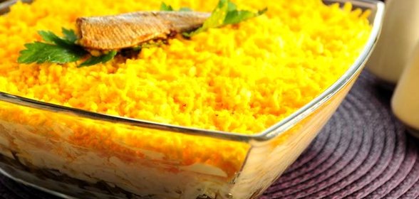 Салат со шпротами «Берта»