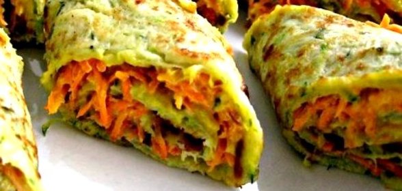 Кабачковые блинчики с начинкой