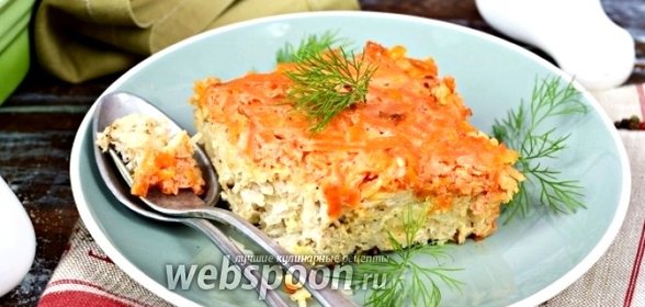 Запеканка «Ленивый голубец» слоями