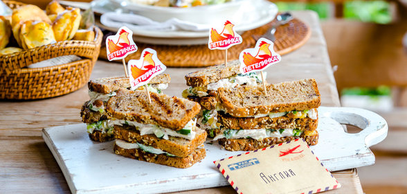 Сэндвичи с куриным салатом