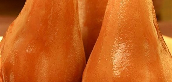 Груши, запеченные в вине марсала