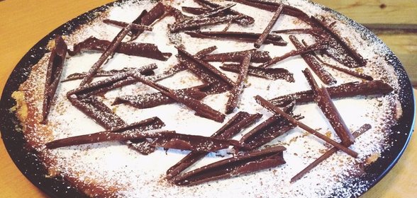 Лимонный пирог с маскарпоне