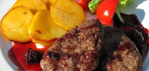 Котлеты с картошкой в духовке