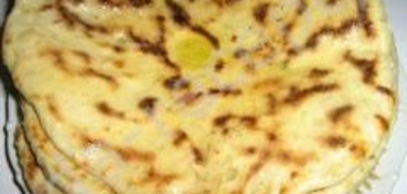 Лепешки на кефире на сковороде