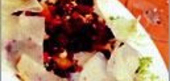 Салат из свеклы и пармиджано-реджано