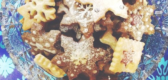 Рождественское печенье на желтках