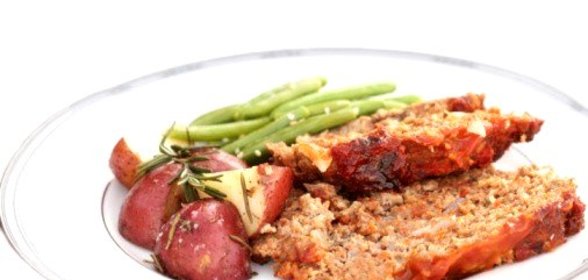 Мясной хлеб с грибами и шерри